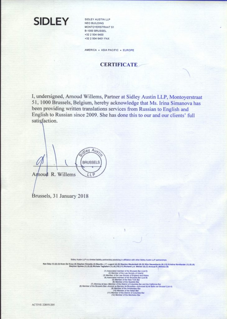 Our clients' testimonials